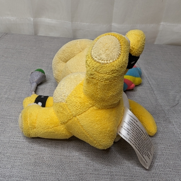 2014 Super Mario Bowser Son Koopaling Lemmy Koopa Plush Toy Rainbow Small 7" Tal - Picture 8 of 13